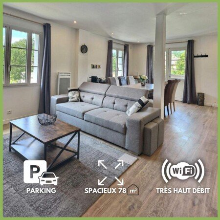 T3 2 chambres, avec jardin