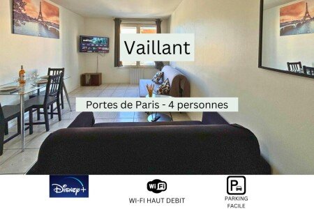 Appartement tout confort, 1 chambre, avec wifi