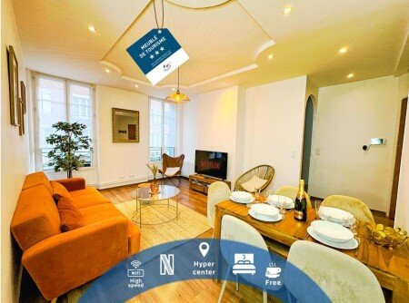 Appartement 3 slaapkamers, met wifi