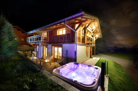 Chalet 4 chambres, avec jacuzzi