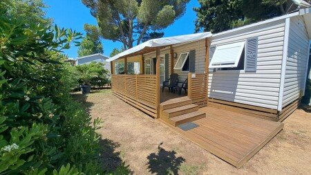 Mobil home 3 chambres, avec jacuzzi