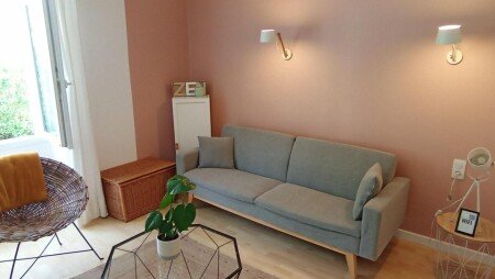 Appartement 1 chambre, avec jardin