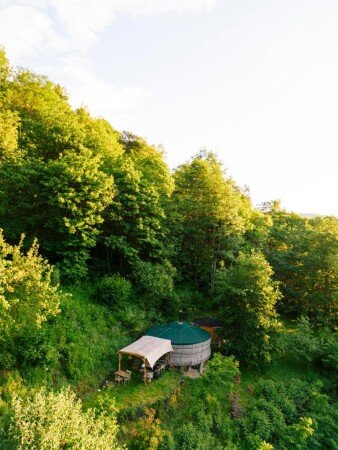 Tente 1 chambre, avec jardin