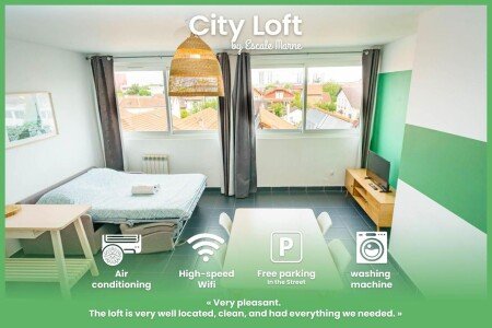 Loft 1 chambre, avec wifi