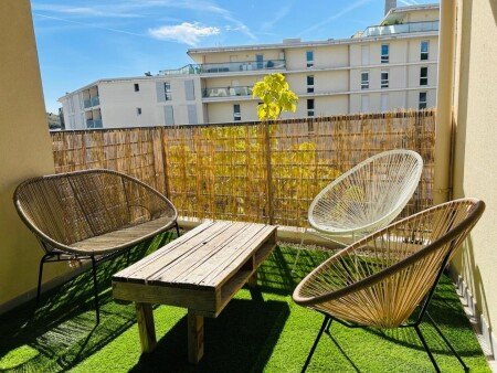 T2 1 chambre, avec wifi