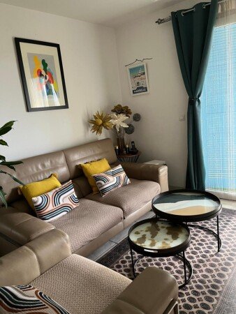 Appartement 2 chambres, avec jardin