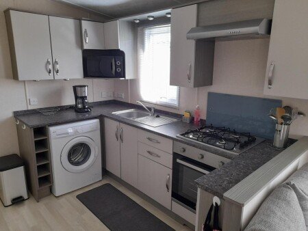 Mobil home 2 chambres, avec piscine