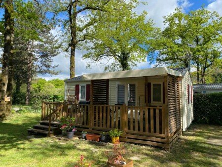 Mobil home 2 chambres, avec piscine