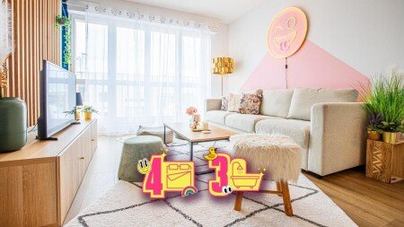 Appartement 4 slaapkamers, met wifi