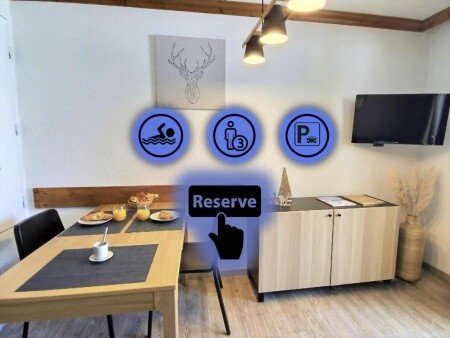 Studio 1 chambre, avec piscine