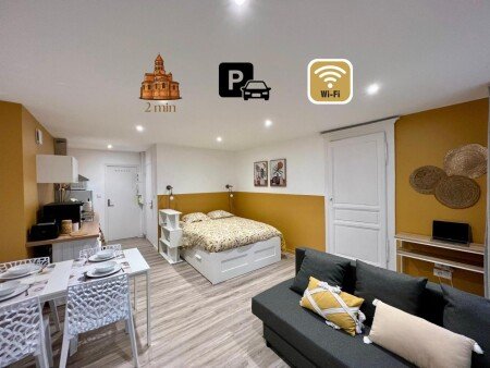 Appartement 1 chambre, avec wifi