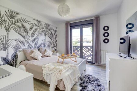 Appartement 1 chambre, avec jardin