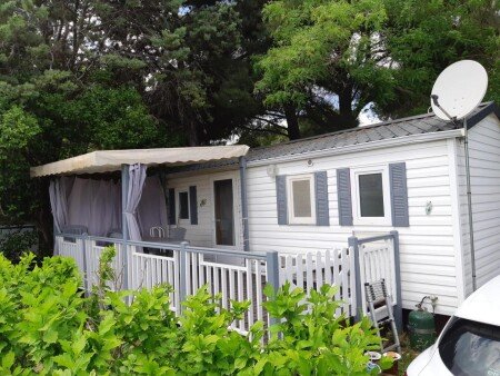 Mobil home 2 chambres, avec piscine