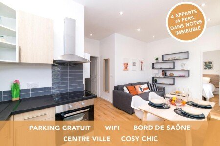 Appartement 2 chambres, avec wifi