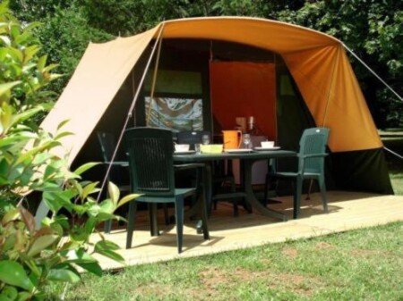 Tente 1 chambre, avec piscine