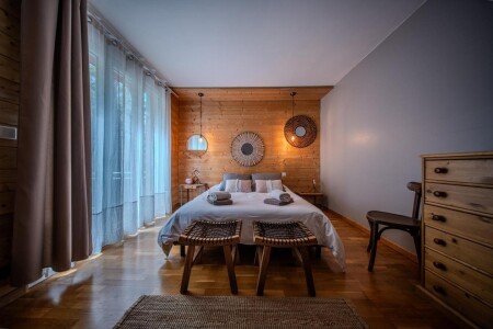 Appartement 2 chambres, avec jardin