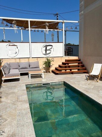 Gîte 4 voyageurs, avec piscine