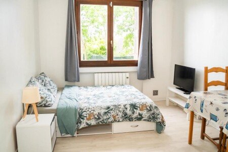Studio 1 chambre, avec jardin