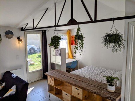Studio 1 chambre, avec jardin