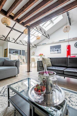 Loft 10 voyageurs, avec jacuzzi