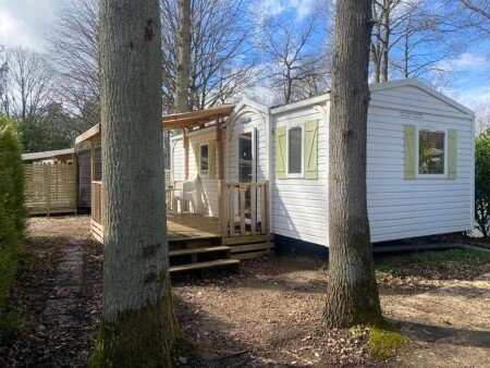 Mobil home 2 chambres, avec piscine