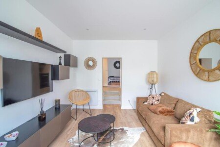 Appartement 1 chambre, avec jardin