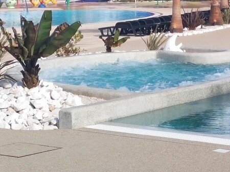 Mobil home 3 chambres, avec jacuzzi