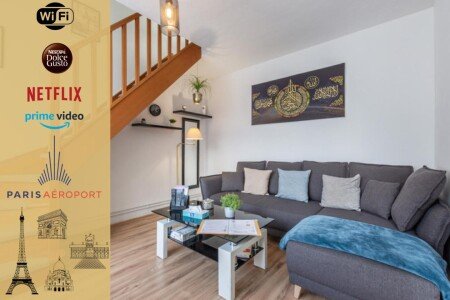 Maison de campagne 2 chambres, avec jardin