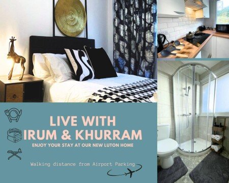 Bed and breakfast 1 bedroom, with garden