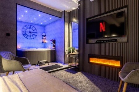 Apartment 1 bedroom, with jacuzzi