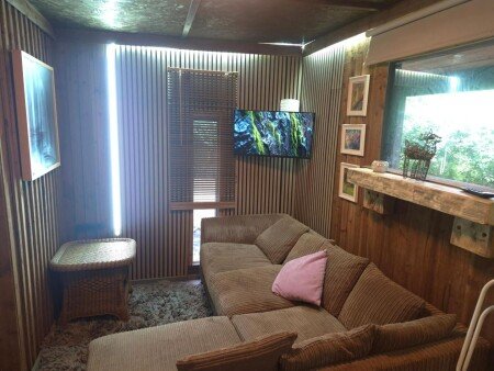 Camping / Mobil Home 1 chambre, avec jardin