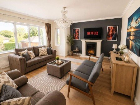 House 4 bedrooms, with jacuzzi