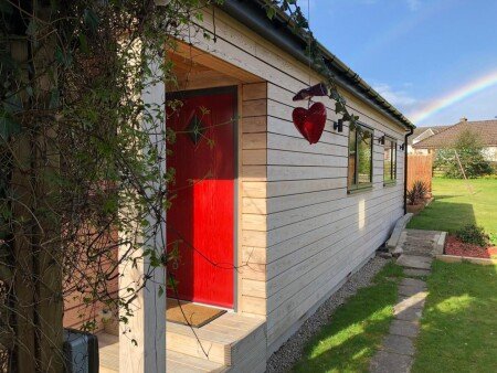 Chalet 1 bedroom, with garden