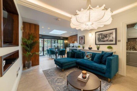 Apartment 3 bedrooms, with garden