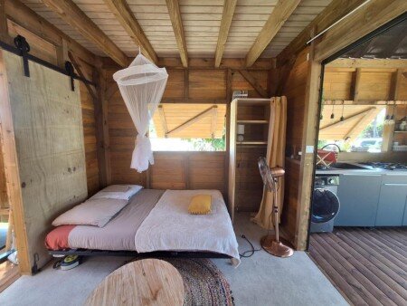 Camping / Mobil Home 3 voyageurs, avec jardin