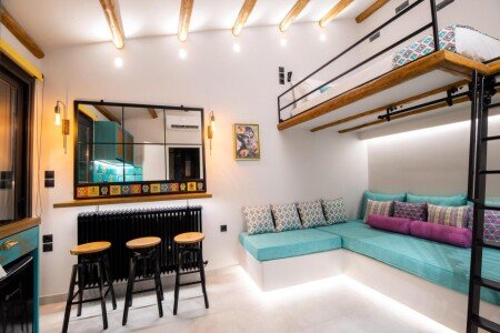 Apartment 1 bedroom, with garden
