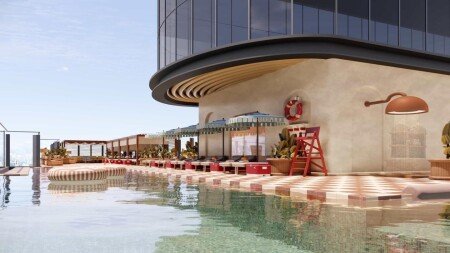 Hotel with pool