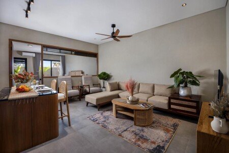 Apartment 6 guests, with garden