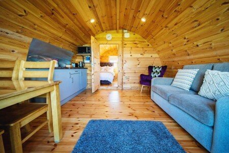 Camping / Mobil Home 1 chambre, avec jardin