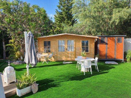 Chalet 1 camera, con giardino