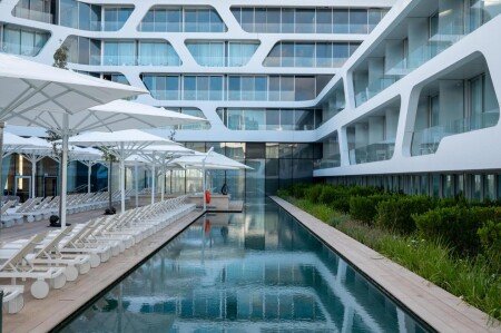 Hotel with pool