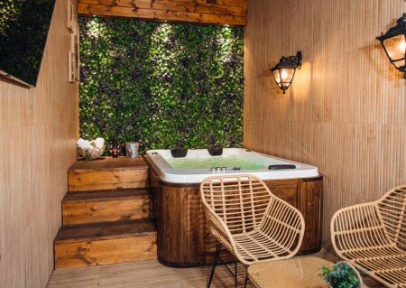 Chalet 1 Schlafzimmer, mit Whirlpool