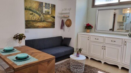 Appartement 2 chambres, avec jardin