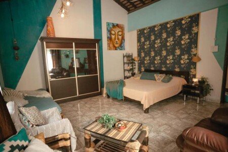 Apartamento 2 habitaciones, con jardín