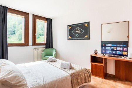 Appartement 2 chambres, avec jardin