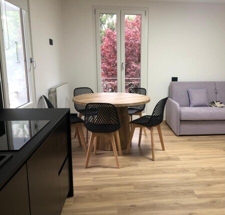 Appartamento 1 camera, con giardino