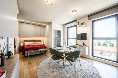 Appartamento 1 camera, con aria condizionata