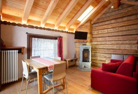 Chalet 1 camera, con idromassaggio