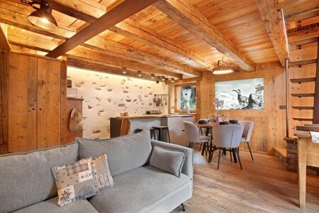 Chalet 1 camera, con giardino