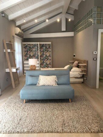 Appartamento 1 camera, con giardino